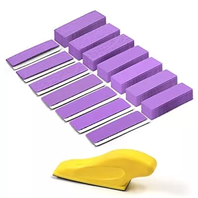 70 Pcs Hand Sander Kit3.5 X 1mini Detail Finger Micro Sander Block Small Sandi • $21.89