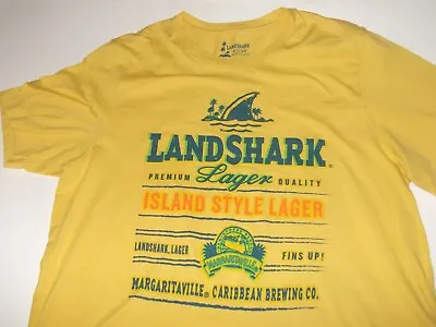 Jimmy Buffett's Land Shark Shirt Mens XL Lager Margaritaville Double Sided • $17.99