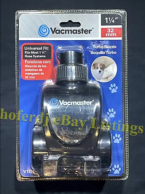 Vacmaster Turbo Nozzle Pet Hair Remover Vacuum Universal Attachment 1-1/4” V1TN • $12