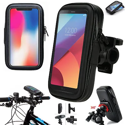 Bike Bicycle Mount Holder Phone Case Bag For LG G5 G6 Q6 K10 K8 K4 K10 2017 2018 • £11.99