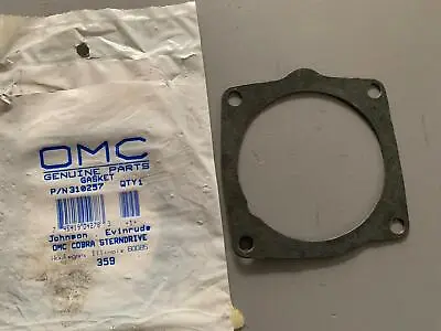 JOHNSON EVINRUDE 310257 0310257 EXHAUST FLANGE PLATE GASKET 3 & 5HP 64 To 68 NEW • $5.89