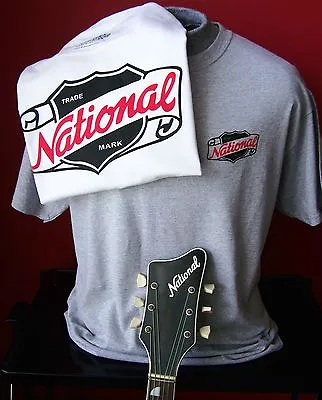 VINTAGE NATIONAL GUITAR T-SHIRT SIZE XL And Other Sizes • $14.95