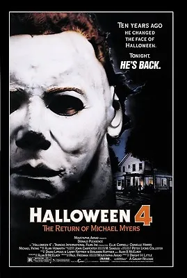 Halloween 4 Movie Poster Print  : 11 X 17 Inches :  The Return Of Michael Myers • $13.96