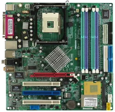 MEDION MD8080 Ver1.0B S. 478 DDR MATX + XG-601M • £79.20