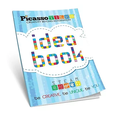 PicassoTiles Kids Idea Book W/ 90+ Structure Ideas For Magnet Tile Toy PT-IDEA • $14.99