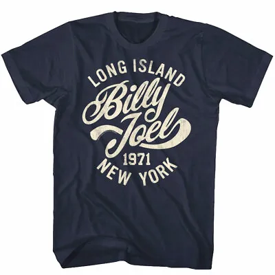 Billy Joel Long Island New York  1971 Men's T Shirt Soft Rock Concert Merch Live • $26.34