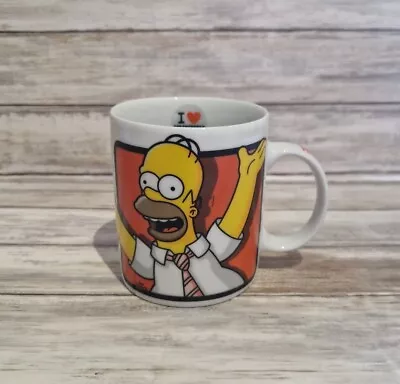 The Simpsons Homer Simpson Mug Work Place Quotes 2006 • £8.99