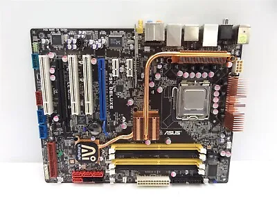 Asus P5K Deluxe LGA 775 Motherboard Intel Core 2 Duo E6850 3.00GHz CPU • $94.95