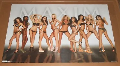 Maxim Group 10 2010 Poster 34x22 Funky Hot Models • $18.95