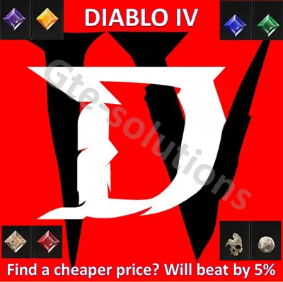 $1 • Buy 💎💎D4 Diablo 4 IV - PS/PC/XBOX Non-Ladder - Gems All Types CHEAP!! 💎💎