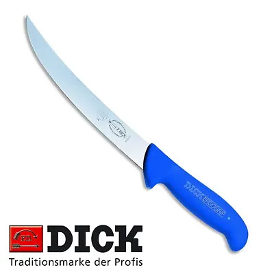 F Dick Curved Narrow Blade Meat Breaking Butchers Knife Scimitar - Choose Length • $51.94