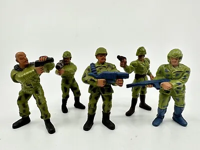 Vintage 1980s GUTS Action Figures Army Infantry Special Forces Soldier Lot Of 5 • $14.90