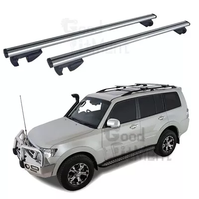 For Mitsubishi Pajero 1999-2022 SUV Car Top Cross Bar Roof Racks Cargo Carrier • $179.34