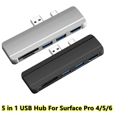 5-in-1 USB3.0 Micro SD SD Hub DP To HDMI Convertor Adaptor For Surface Pro 4/5/6 • $19.79