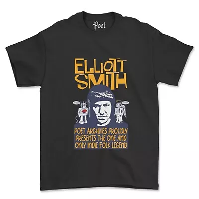 Elliott Smith T-Shirt Indie Folk XO Either / Or New Moon Singer Band Singer Tee • £20