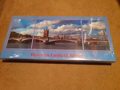 Buses In Lambeth Bridge 2000 Piece Puzzle (New & Sealed) • £6.79