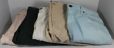 Lot Of Five Men's Pants Size 32 X 32 Various Colors Johnston Murphy • $34.95