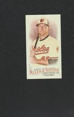 2016 Topps Allen & Ginter's Mini Glossy Masterpiece #15 Mark Trumbo O's Ssp #1/1 • $24.95