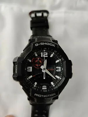 Casio G-Shock GRAVITYMASTER Twin Sensor 52mm Case Stainless Steel Resin Band W… • $150