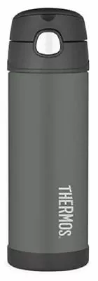 $37.95 • Buy Thermos Funtainer Bottle Insulated Charcoal 470ML