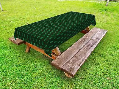 Money Outdoor Picnic Tablecloth In 3 Sizes Washable Waterproof • $50.99