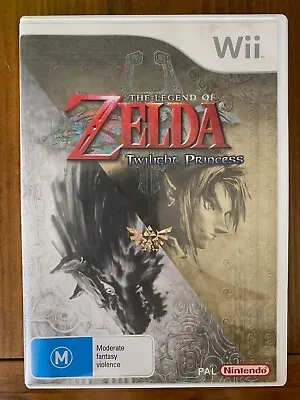 The Legend Of Zelda: Twilight Princess (Nintendo Wii 2006) With Booklet EXC • $19.99