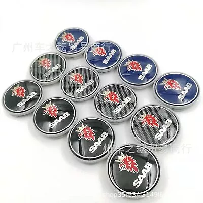 4x 63mm SAAB Logo Car Wheel Center Hub Caps Cover Emblems Badge For SAAB • $15.19