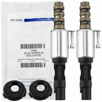 2PC Camshaft Timing Solenoid Valve For 04-10 Ford F-150 Expedition 4.6L 5.4L VCT • $70.22