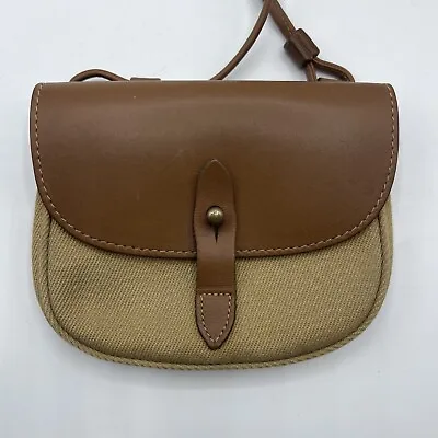 Vintage Ghurka Marley Hodgson No. 77 Cartridge Bag Canvas & Leather • $109.95