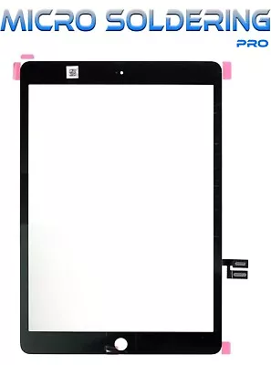 Black Apple IPad 7th Gen 10.2 (2019) A2197 Touch Screen Digitizer Glass Lens • £8.99
