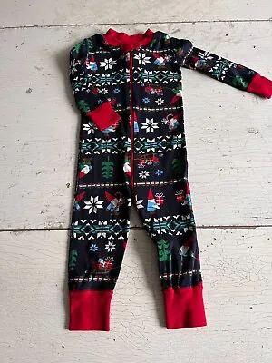 Toddler HANNA ANDERSSON Size 80 (18-24 Months) Holiday Gnome Print Pajamas • $12.99