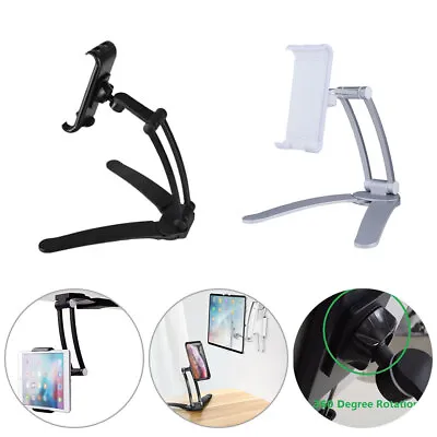 2 In1 Kitchen Desktop Stand Tablet Phone Holder Fold Wall Mount Bracket For IPad • £14.33