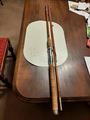 Vintage JBickelsbee Three  Piece Hexagon Bamboo Fishing Pole  • $65