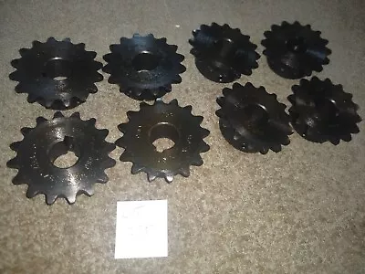 Lot 8 Vintage Small Industrial Roller Sprockets Steampunk Machine Gear Cog Wheel • $13.99