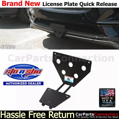 STO N SHO For 2017-2019 Jaguar F-Pace Quick Release License Plate Bracket SNS99 • $92.99