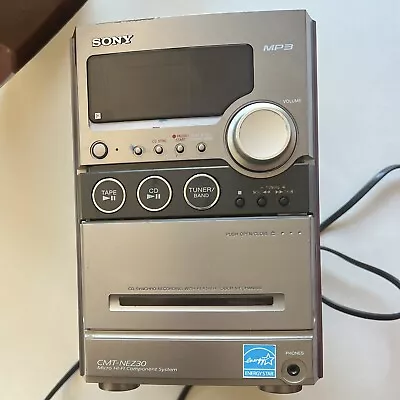 Sony Stereo System CD Cassette CMT-NEZ3 AM/FM Micro Component • $50