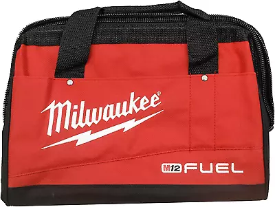 New Milwaukee M12  FUEL  13  X 10  X 9 Canvas Drill Tool Bag/Case For • $12.99