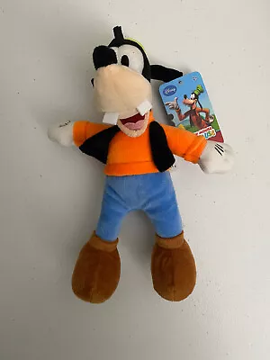 Disney Mickey Mouse Clubhouse Goofy 11  Tall Stuffed Animal Plush Doll New W/Tag • $10.82