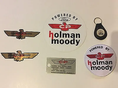 Holman Moody Mustang Torino Ford Performance Lot Decals Patch Keychain Cam Tag • $49.99