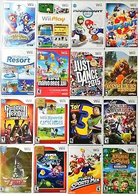 $3.99 • Buy Nintendo Wii Games R -Z TESTED Huge Selection BULK DISCOUNTS