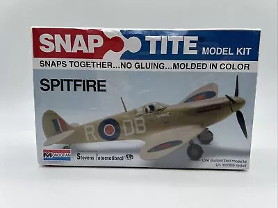 MONOGRAM SPITFIRE Snap Tite Model Kit - Snaps Together No Gluing • $44.85