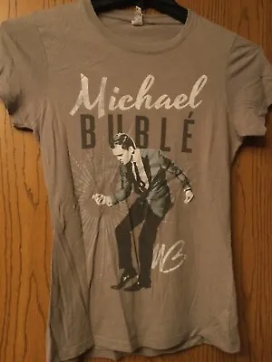 Michael Buble - Gray Shirt - Ladies - S - Star Tee • £33.75