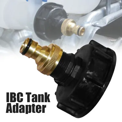 3/4  IBC Outlet Tap Adapter 1000L Tank Rain Water Container Fitting Connector • £10.19