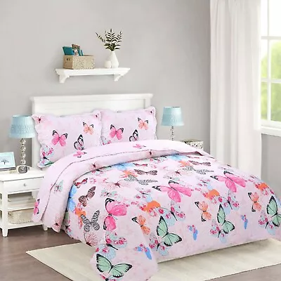 Kids Bedspread Quilts Set Throw Blanket For Teens Boys Girls Bedding Twin A72 • $35.98