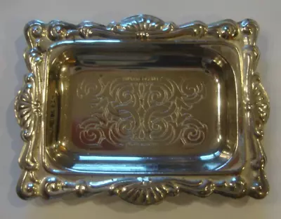 Small Vintage Miniature Silver Plated Platter Hong Kong Dollhouse • $5.99