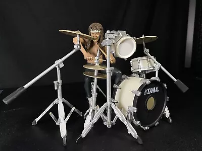 2001 McFarlane Toys Lars Ulrich Harvesters Of Sorrow Metallica Figure W/ Set • $69.99