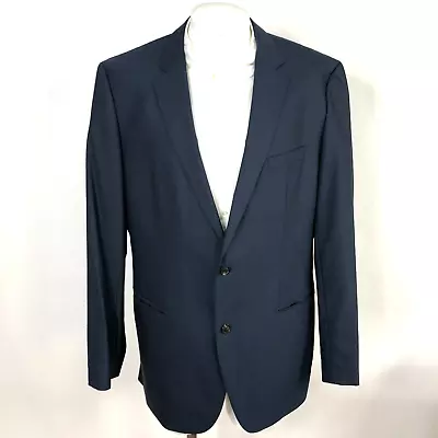 Hugo Boss The James/Sharp2 44L Long 100% Wool Two Button Suit Sport Jacket Blue • $45.30