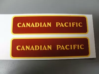 Marx Train Parts Cp Tender Side Decals Red-yellow Pair Brand New!! [349] • $6