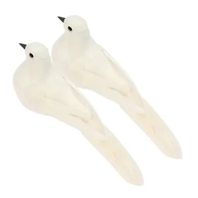 £5.53 • Buy 2pieces Pigeon Dove Garden Patio Backyard Home Decor Ornament Statue Crafts