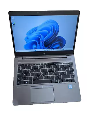 HP ZBook 14U G6 Core I7 8565U 1.99GHz 16GB RAM 256GB SSD 14.1  FHD Laptop 590 • £209.99